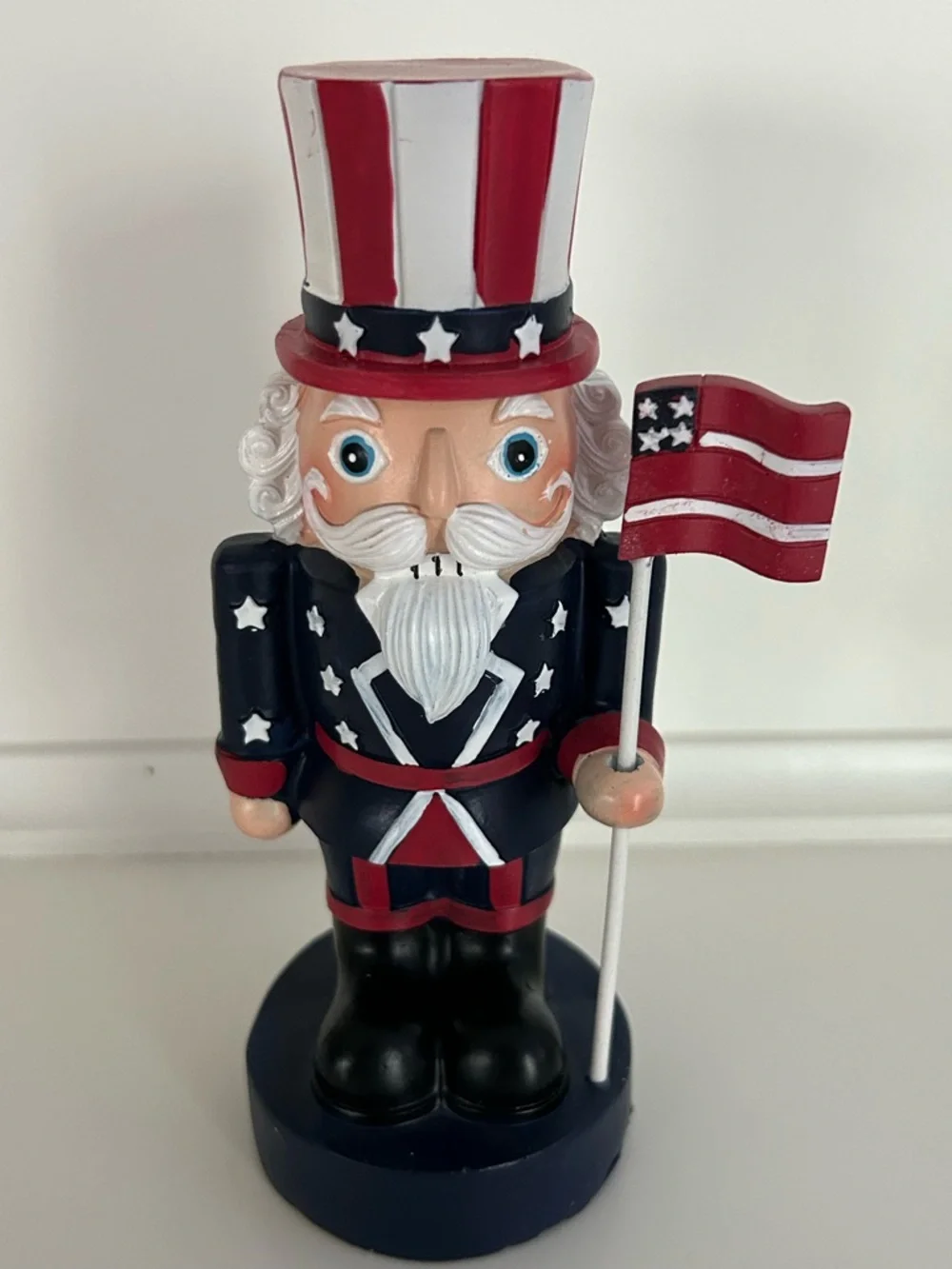 🇺🇸Patriotic Red, White & Blue Nutcracker Figurine - Unbranded🇺🇸